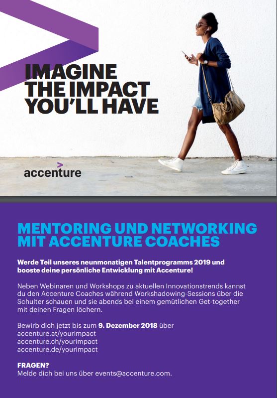 Mentoring und Networking mit Accenture Coaches