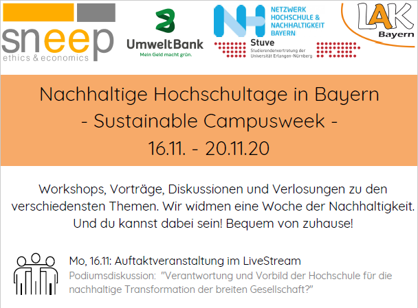Nachhaltige Hochschultage Bayern