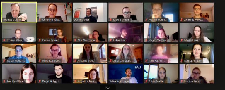 Digitale Gastvorlesung Dr. Thomas Bühler, Afinum Management GmbH