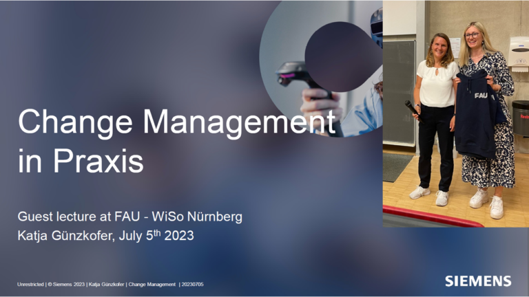 Inspiring guest lecture by Siemens AG