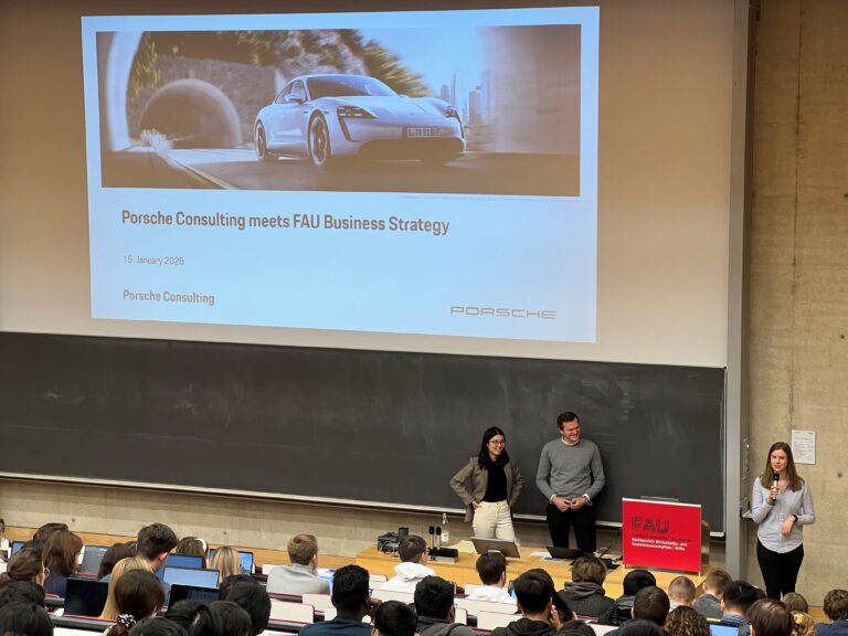 Strategy with racing DNA: Porsche Consulting as guest in Business Strategy